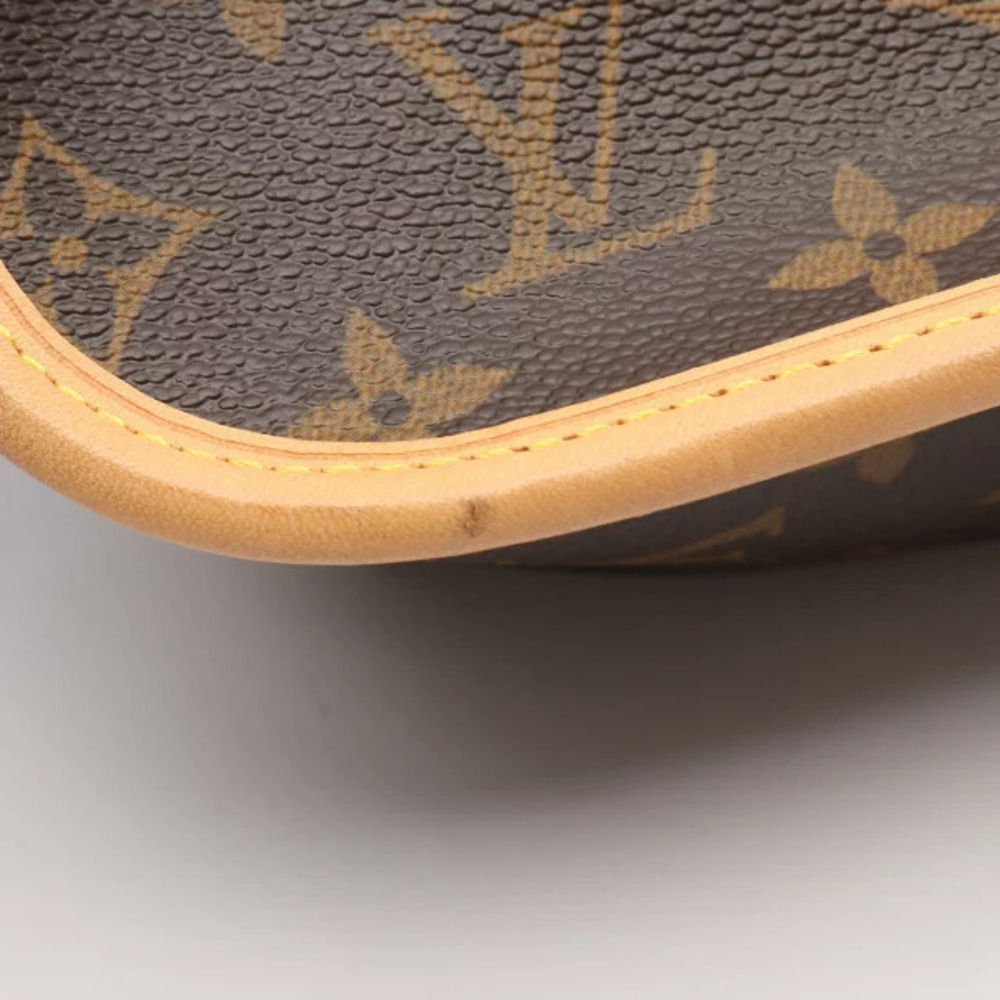 Louis Vuitton Sologne Shoulder Bag Canvas Leather Monogram Brown - Picture 6 of 10